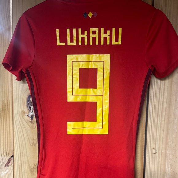 Belgium Home Soccer jersey - 2018 World Cup Eden Hazard #9 Lukaku - Picture 5 of 7